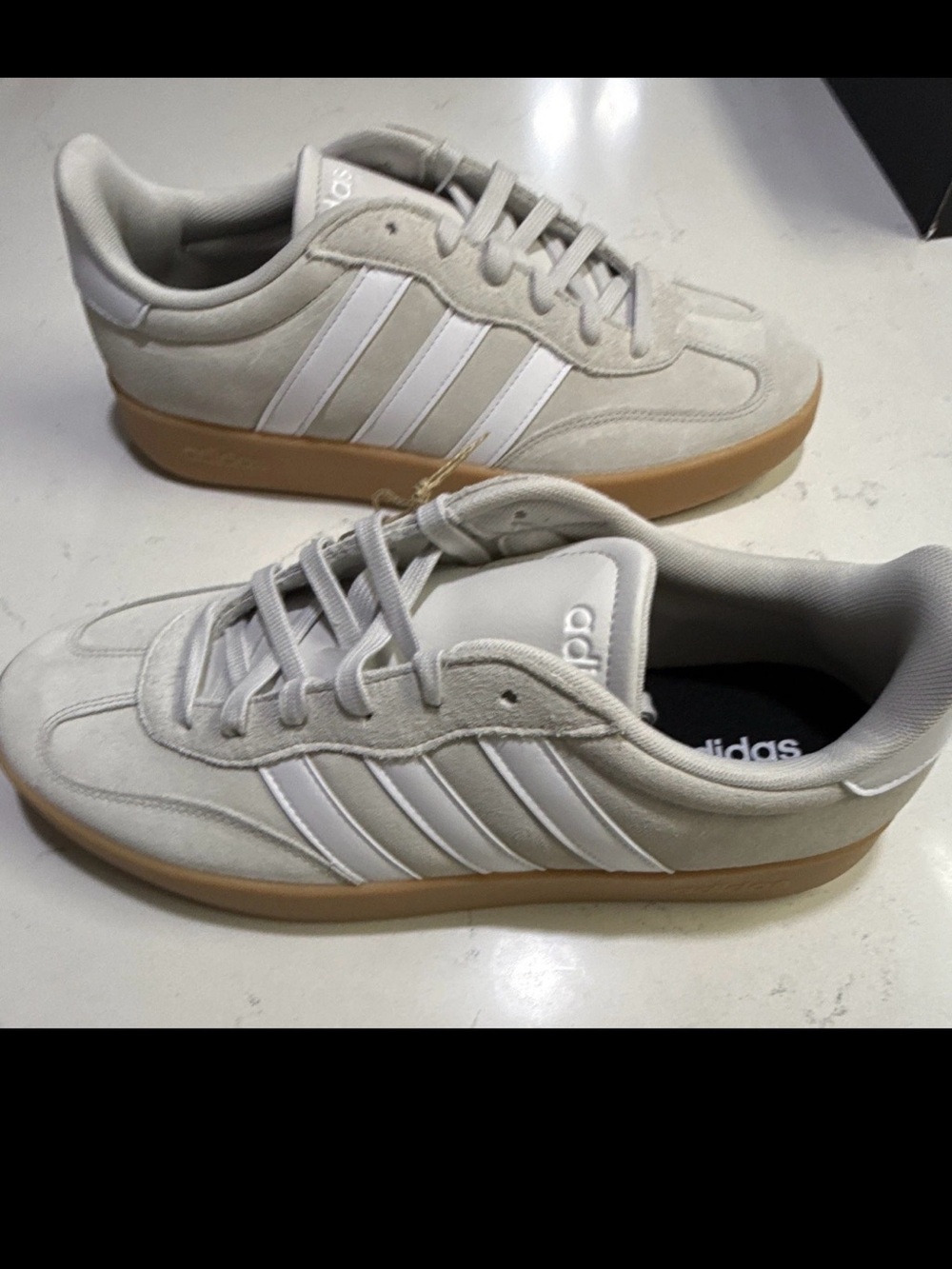 Adidas Barreda Low Grey White Gum US Men 11.5 Women 12.5 JR1325
